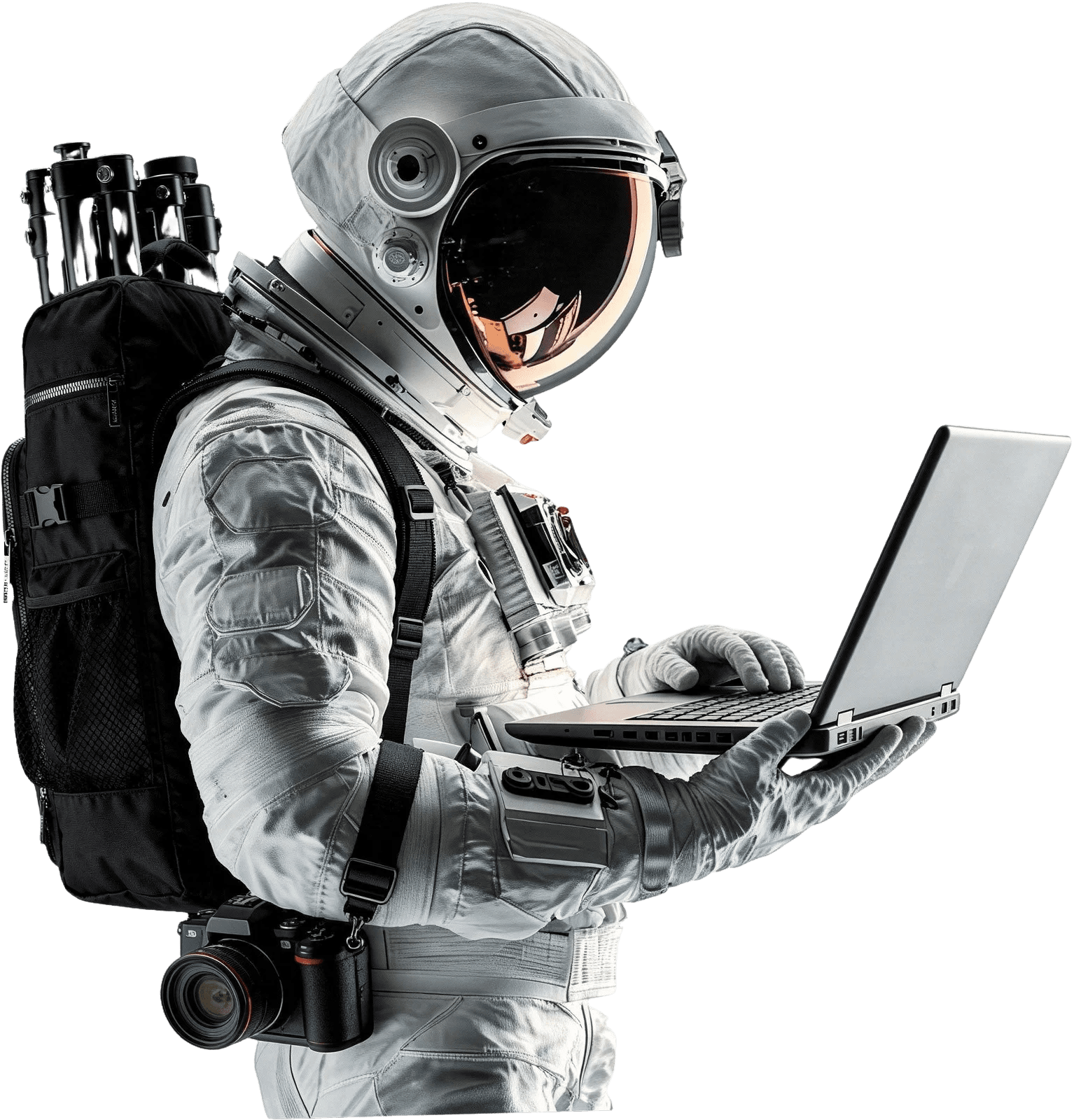 رائد فضاء يمثل الإبداع والابتكار